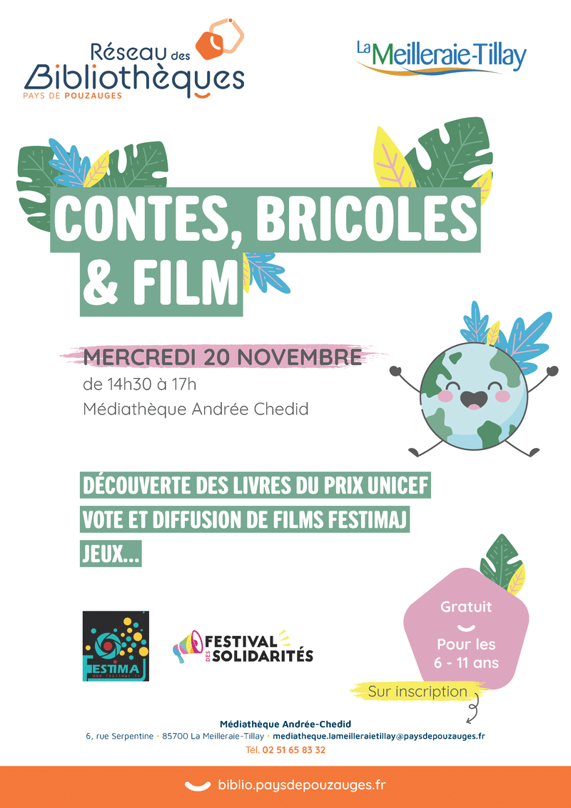 Image agenda Contes, bricoles & film