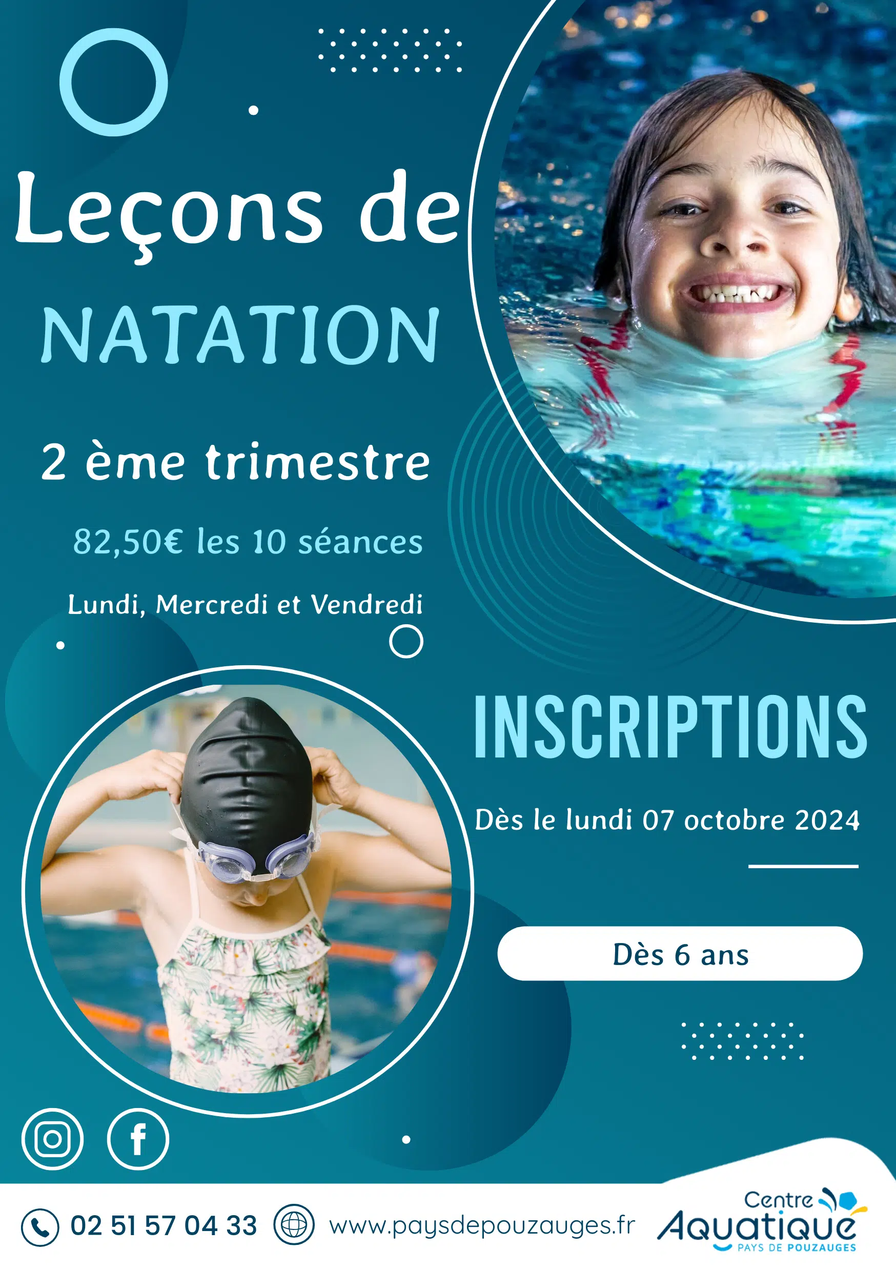 Image principale Leçons de natation – 2ème session